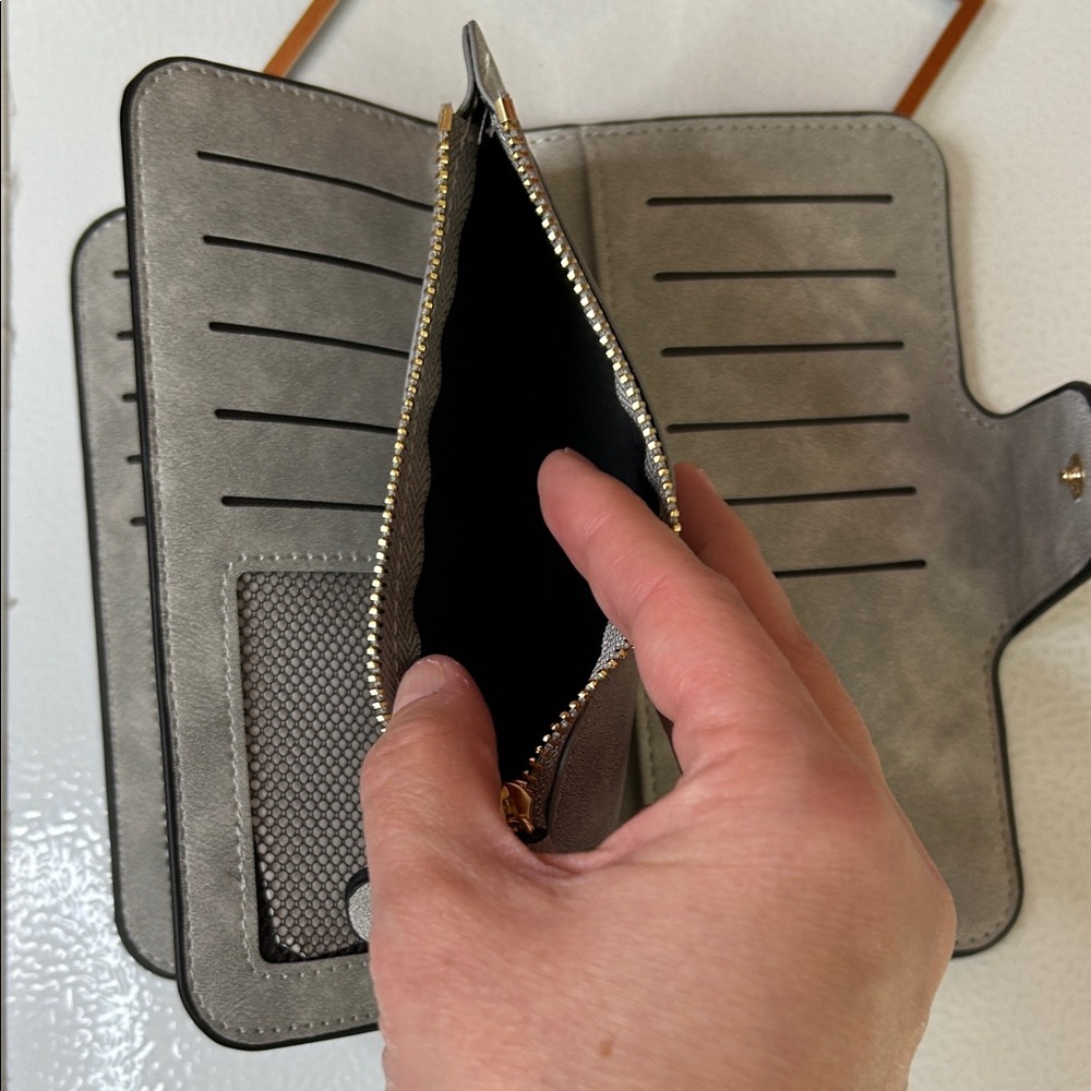Forever 21 Silver Wallet - Picture 7 of 7
